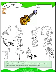 G Sesi Çalışma Sayfaları